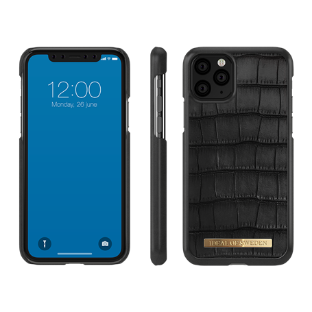 iPhone 11 Pro Croco Finish Capri Case Black Ideal Of Sweden