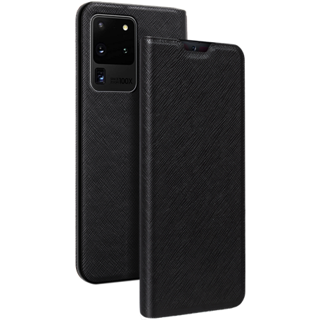 Etui Folio Samsung G S20 Ultra Noir - Porte-carte intégré Bigben