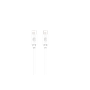Câble USB C/USB C 2m Blanc - 3A - Bigben