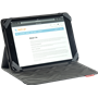 Folio Tablette Réversible jusqu'à 10" Noir Gris Tech Air