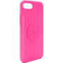 Coque Apple iPhone 6/7/8/SE/SE22 Silicone Icon aimantée Fuchsia Fluo P