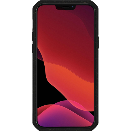 Coque Renforcée iPhone 12 mini Feronia Bio Pure Noire et Transparente 