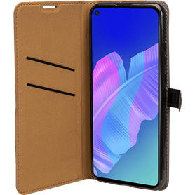 Etui Folio Wallet iPhone 12 / 12 Pro Noir - Fermeture avec languette a