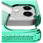 Coque Renforcée iPhone 12 mini Spectrum Clear Verte Itskins