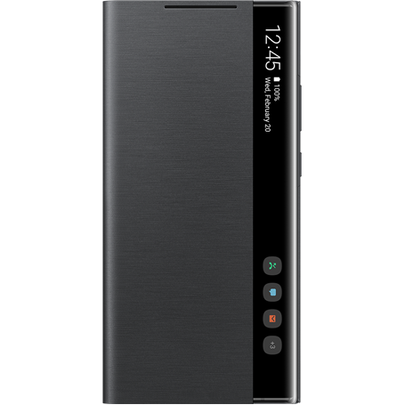 Folio Clear View Cover Noir pour Samsung G Note 20 Ultra Samsung
