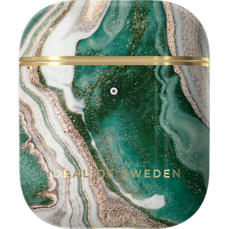 Airpods Fashion Case Golden Jade Marble Ideal Of Sweden