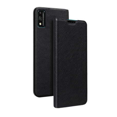 Etui Folio Honor 9X Lite Noir - Porte-carte intégré Bigben