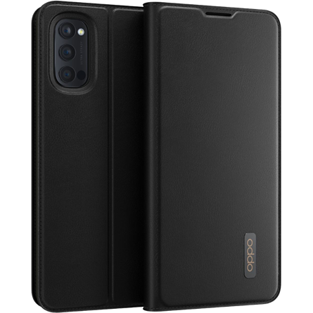 Folio Flip Cover Noir pour Oppo A15 Oppo