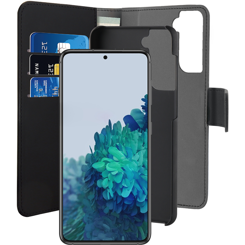 Image secondaire de Folio Coque Magnétique 2 en 1 Noir pour Samsung G S21+ 5G Puro