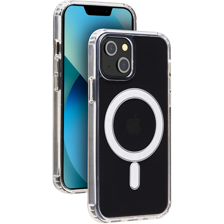 Coque Compatible MagSafe Hybride Transparente pour iPhone 13 Bigben