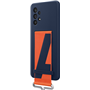 Coque Samsung G A53 5G Silicone avec lanière Bleu marine Samsung