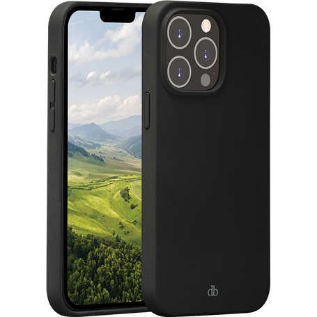 Coque Monaco Compatible MagSafe Plastique recyclé Night Black pour App