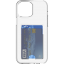 Coque iPhone 14 Pro Max Hybride avec porte-carte intégré Transparente 
