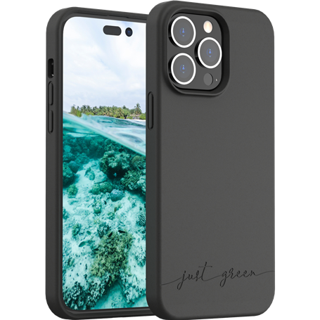 Coque Apple iPhone 14 Pro Max Natura Noire - Eco-conçue Just Green