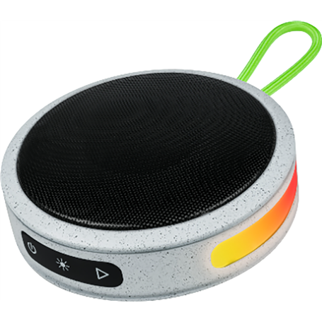 Enceinte Bluetooth® PARTY NANO avec effets lumineux avec dragonne Noir