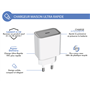 Chargeur maison USB C 30W Power Delivery Blanc - Garanti à vie Force P