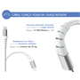 Chargeur maison 20W Power Delivery + Câble renforcé USB C/Lightning Ga