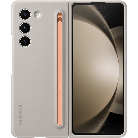 Coque Samsung G Z Fold 5 Standing Cover avec S Pen intégré Crème Samsu