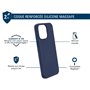 Coque Renforcée iPhone 15 Pro Silicone Compatible MagSafe Bleu Marine 