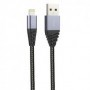Tiger Power Câble Ultra Resistant USB-A Lightning 1,2M Gris