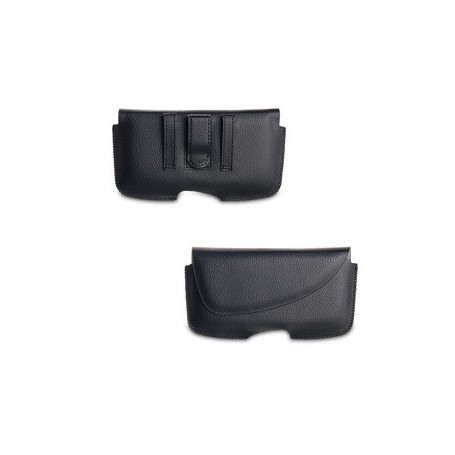 Folio Ceinture Horizontal Noir: Multi Mobiles 5.1"