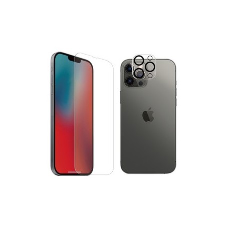 Tiger Glass Plus Pack Cam Lens Verre Trempe Antibacterien Ip 13 Promax