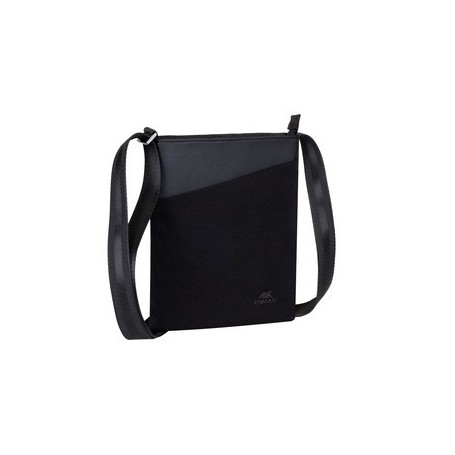 Cardiff Sac Noir En Toile 8"