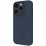 Magsafe Soft Touch Bleu Nuit iPhone 15 Pro