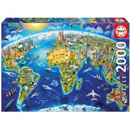 Puzzle Educa World Symbols 17129.0 2000 Pièces