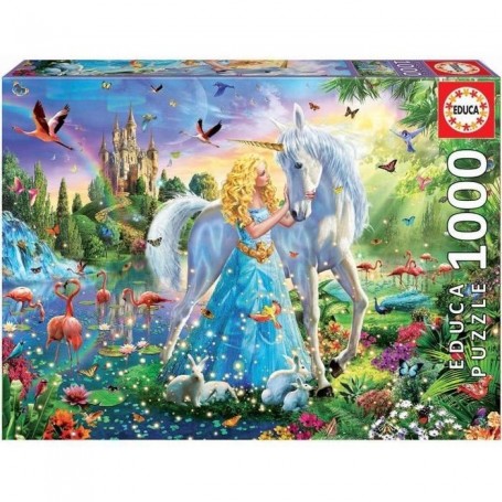 Puzzle Educa The Princess And The Unicorn 500 Pièces 68 x 48 cm