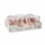 Set de Verres Bormioli Rocco Slot Lila 6 Unités Avec relief verre 290