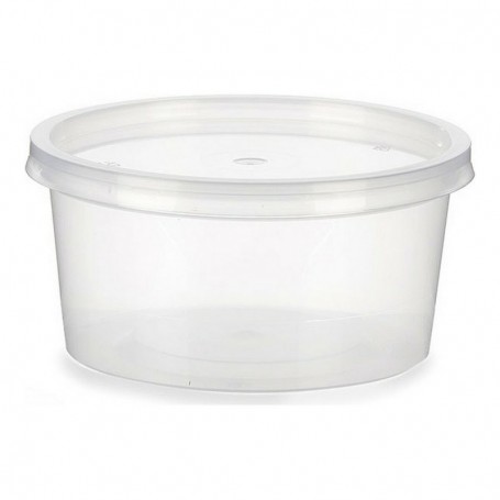 Boîte à lunch Ronde Transparent polypropylène (500 ml)