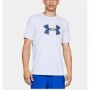 T-Shirt à manches courtes homme Under Armour Fleece Big Logo Blanc