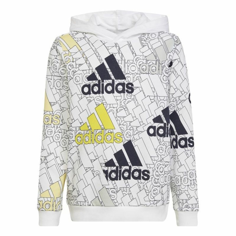 Image secondaire de Sweat à capuche unisex Adidas Brand Love Blanc
