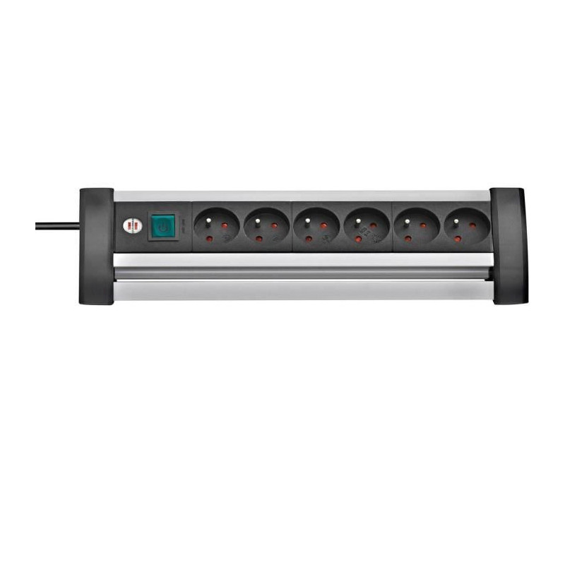 Brennenstuhl Premium Multiprise Prises Alu Office 3m Line 6 CoQxerdBWE