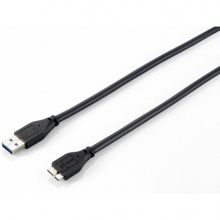 Equip 128397 câble USB 1,8 m USB 3.2 Gen 1 (3.1 Gen 1) USB A Micro-USB B Noir