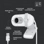 Logitech Brio 100 webcam 2 MP 1920 x 1080 pixels USB Blanc