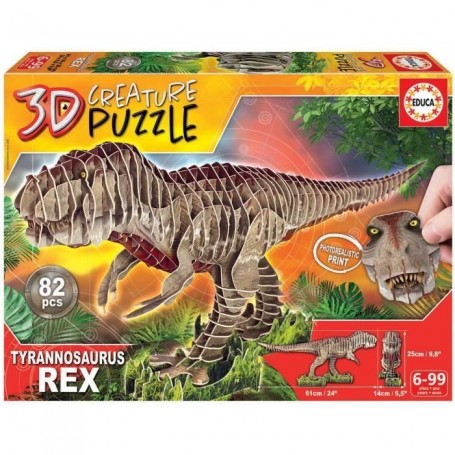 Puzzle 3D Educa T-Rex 