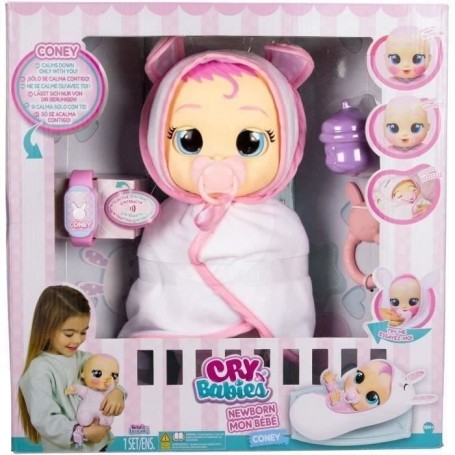 IMC Toys Cry Babies New Born Coney
