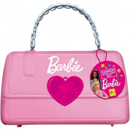 Kit de création de bracelets Lisciani Giochi Barbie Fashion jewelry bag Plastique (12 Pièces)