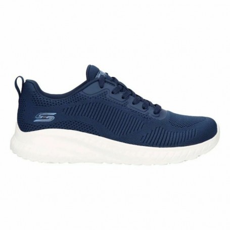 Chaussures de sport pour femme Skechers Bobs Sport Squad Chaos Face Off Bleu foncé