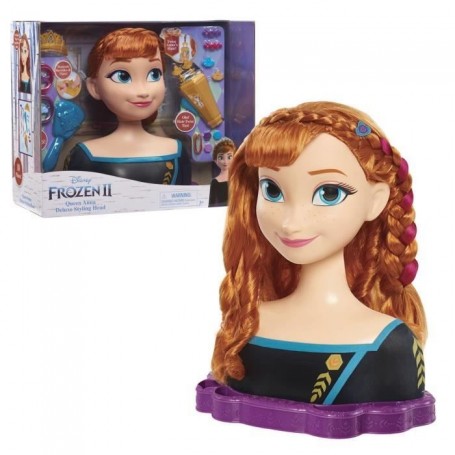 Disney Princess La Reine des Neiges 2 - Tête à Coiffer Deluxe - Anna