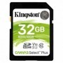 Kingston Technology Carte SDXC Canvas Select Plus 100R C10 UHS-I U3 V30 de 128 Go
