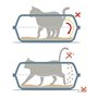 Bac à litière pour chats Georplast Sonic (56 x 40 x 24 cm)