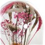 Figurine Décorative DKD Home Decor Verre Fleurs Bois MDF (17 x 17 x 26