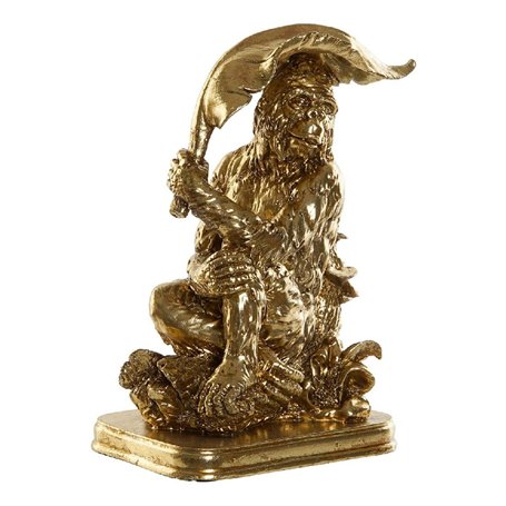 Figurine Décorative DKD Home Decor Doré Résine Colonial Feuille d'une 