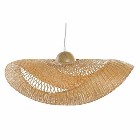 Suspension DKD Home Decor Marron Bambou 40 W Chapeau 220 V 70 x 34 x 2