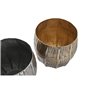 Centre de Table DKD Home Decor Argenté Doré Moderne 20 x 20 x 19 cm (2