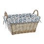 Panier DKD Home Decor Polyester osier 40 x 30 x 20 cm