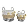 Set de basket DKD Home Decor Colonial (34 x 33 x 26 cm)
